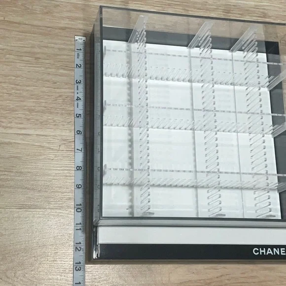 CHANEL Clear and Black Makeup Organizer Store Display from 2017 - Picture 10 of 12